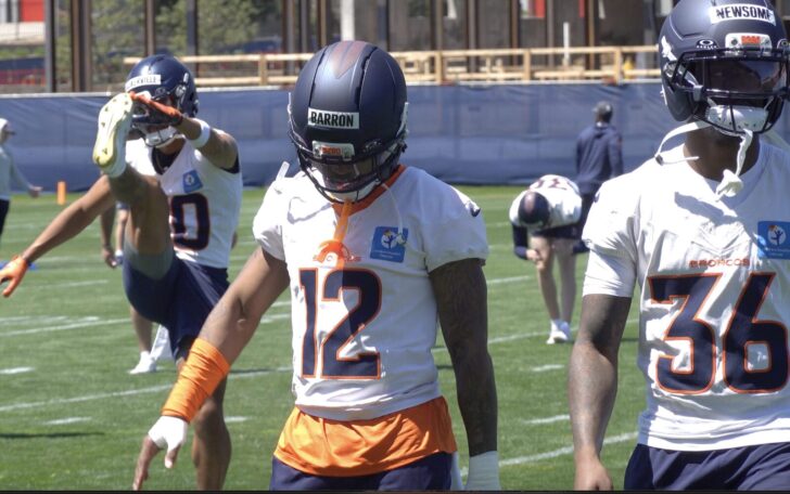 Denver Broncos rookie cornerback Jahdae Barron